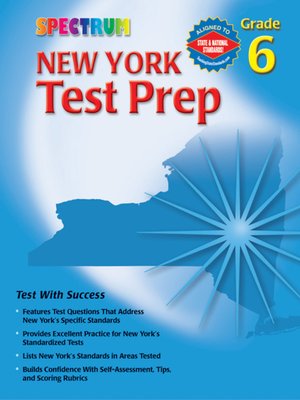 cover image of New York Test Prep, Grade 6